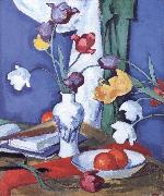 Samuel John Peploe Tulips and Fruit oil painting on canvas